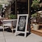 Flash Furniture Graywashed Wood A-Frame Magnetic Chalkboard Set HGWA-GDI-CRE8-742315-GG - alternate 1